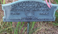 William Britton's gravesite marker